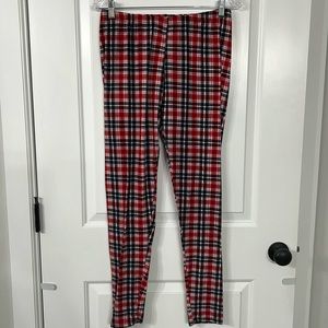 Plaid leggings